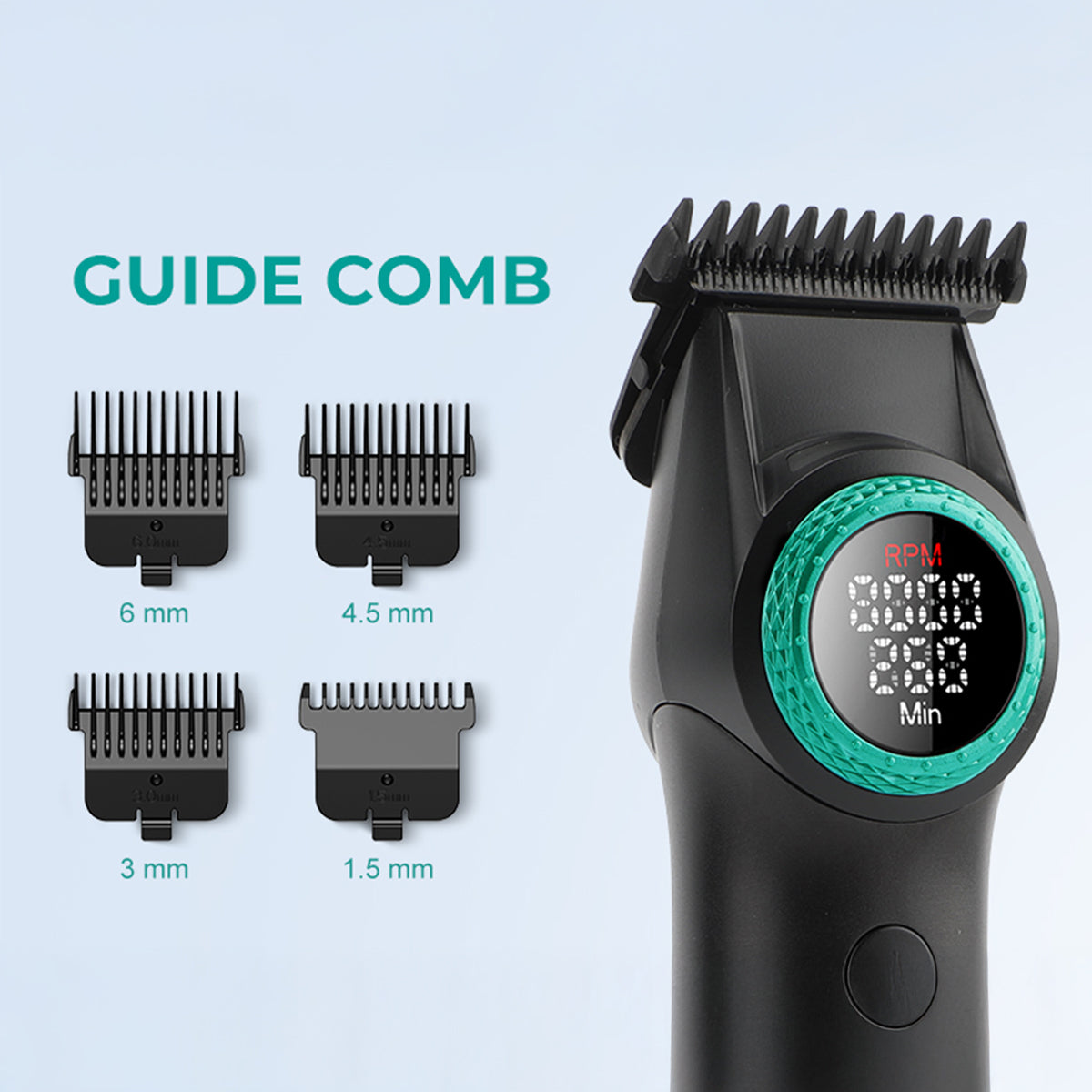 Tondeuse de Finition Noire Professionnelle V-977