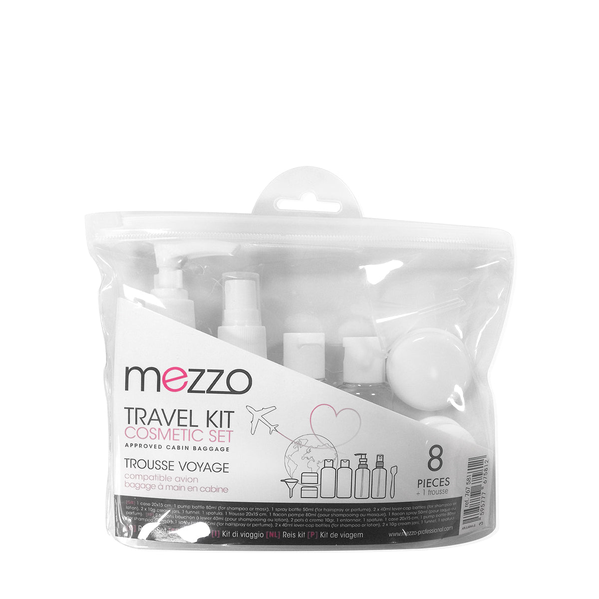 Kit de Voyage 8 Pcs