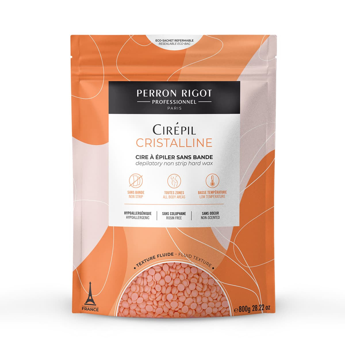 Cire épilation pelable texture fluide Cristalline Cirépil