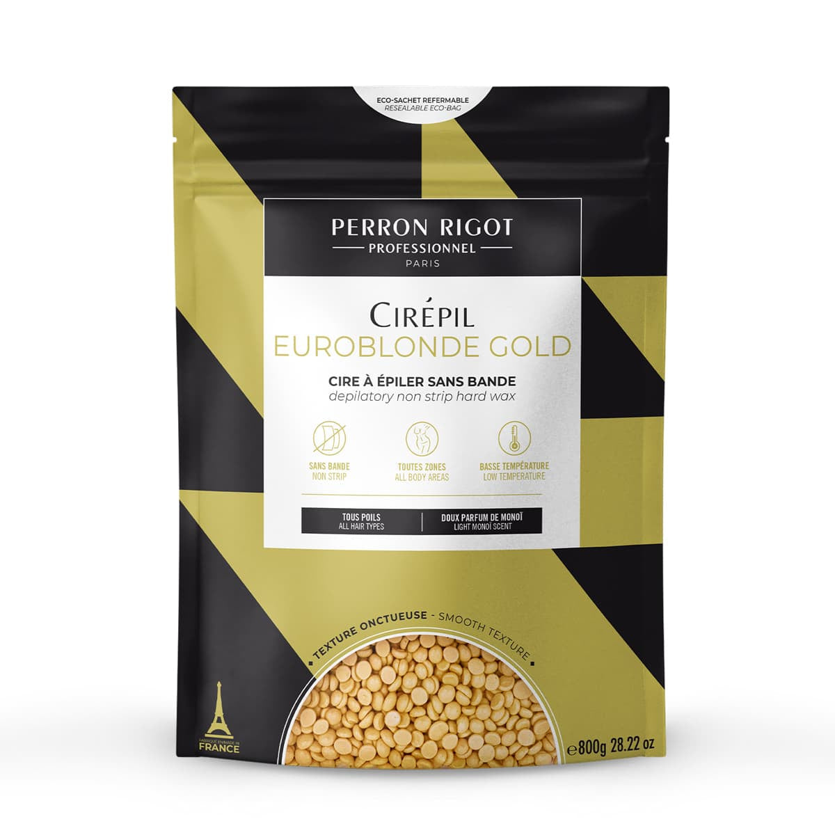 Cire pelable épilation texture mielleuse Euroblonde Gold Cirépil