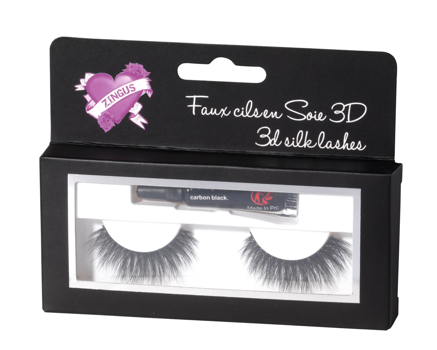 Kit faux cils en soie 3D