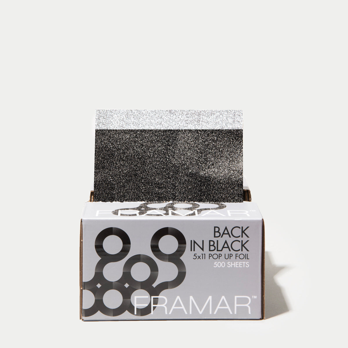 Alu 500 Feuilles Noires 12x30cm