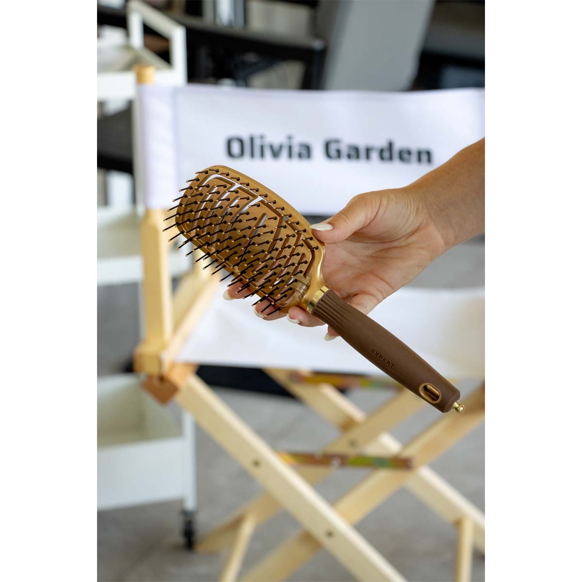 Brosse Expert Care Flex Gold & Brown Nylon