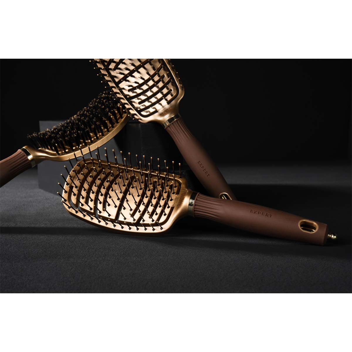 Brosse Expert Care Flex Gold & Brown Nylon