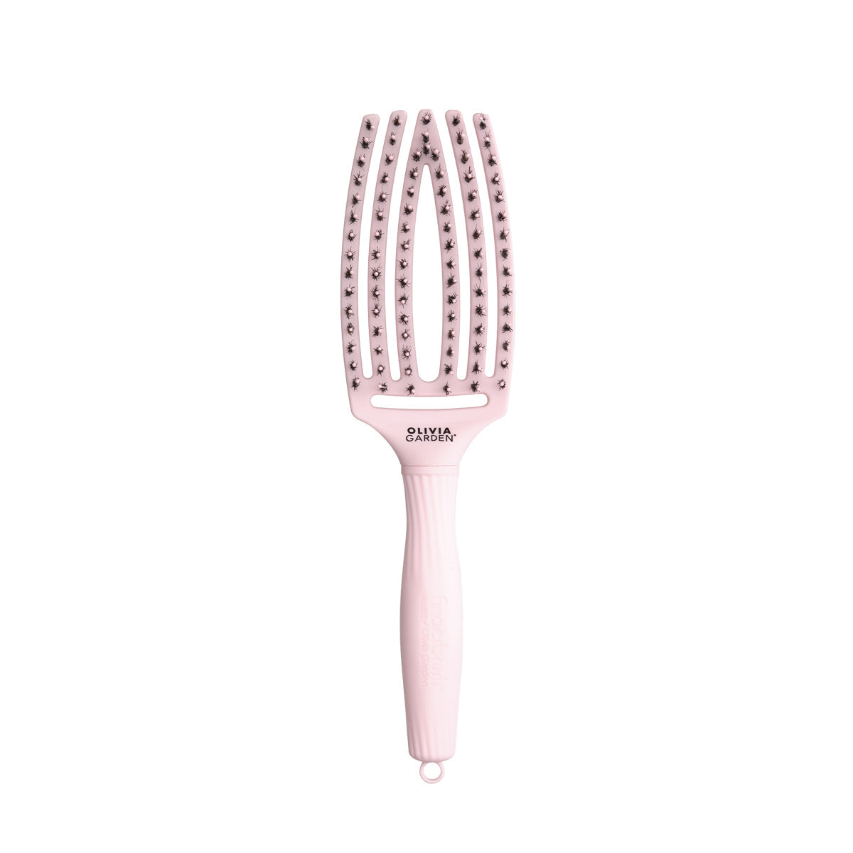 Brosse FINGERBRUSH CARE ICONIC Pastel Pink Sanglier & Nylon Taille M