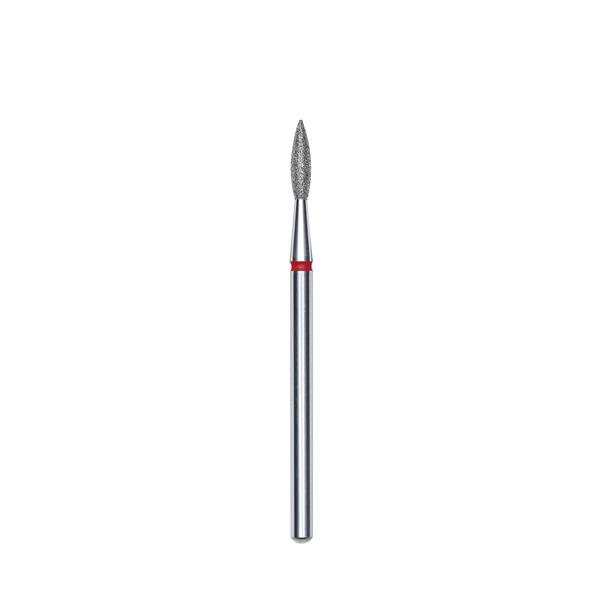 Embout Diamant Flamme Pointue Rouge Diamètre 2,1mm