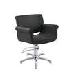 Fauteuil MONIQUE Noir Base Luna Block