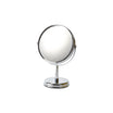 Miroir Chromé Rond sur Pied Grossissant X10 Diamètre 15cm