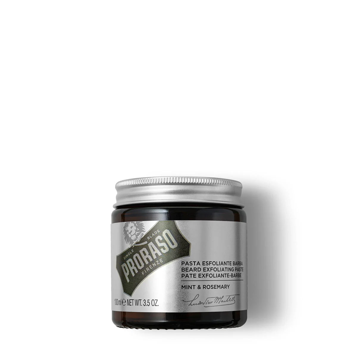 Pâte exfoliante pour barbe menthe & romarin