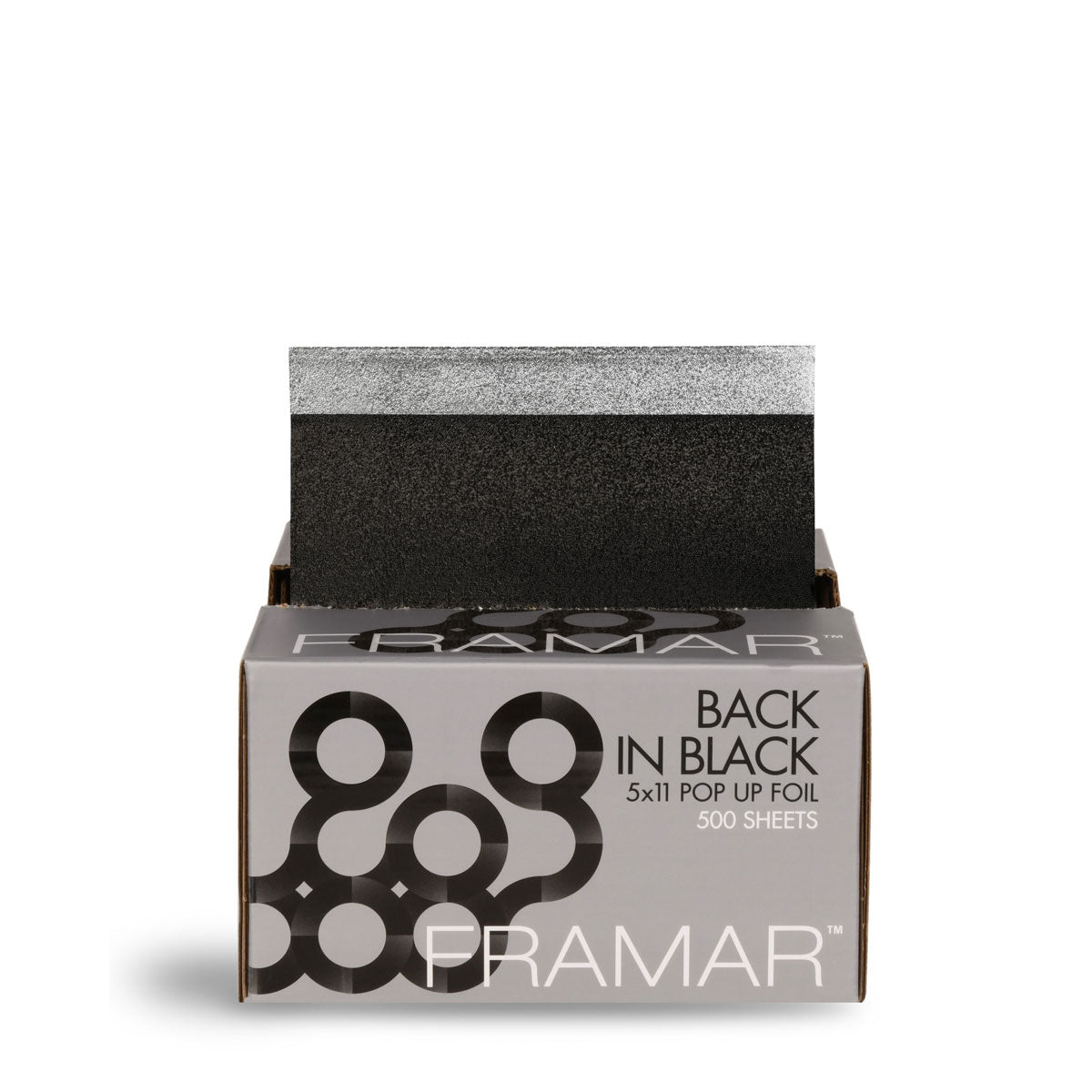 Alu 500 Feuilles Noires 12x30cm