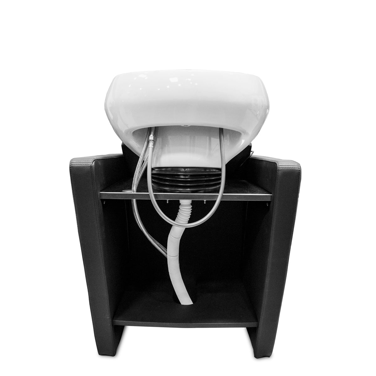 Bac ADRIEN 1 place avec Lève-jambes électrique cuvette blanche
