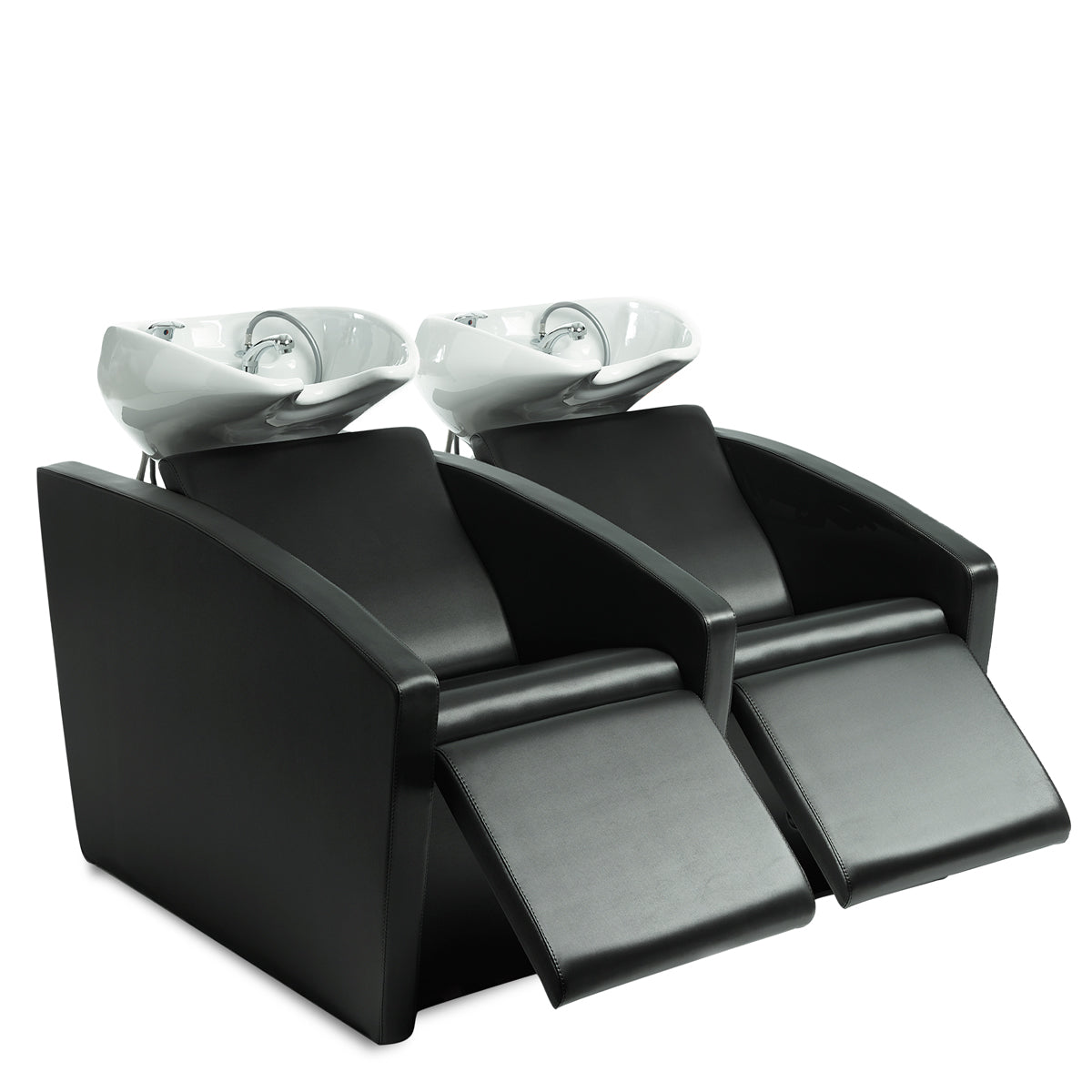 Bac ADRIEN 2 places Lève-jambes électrique cuvette blanche