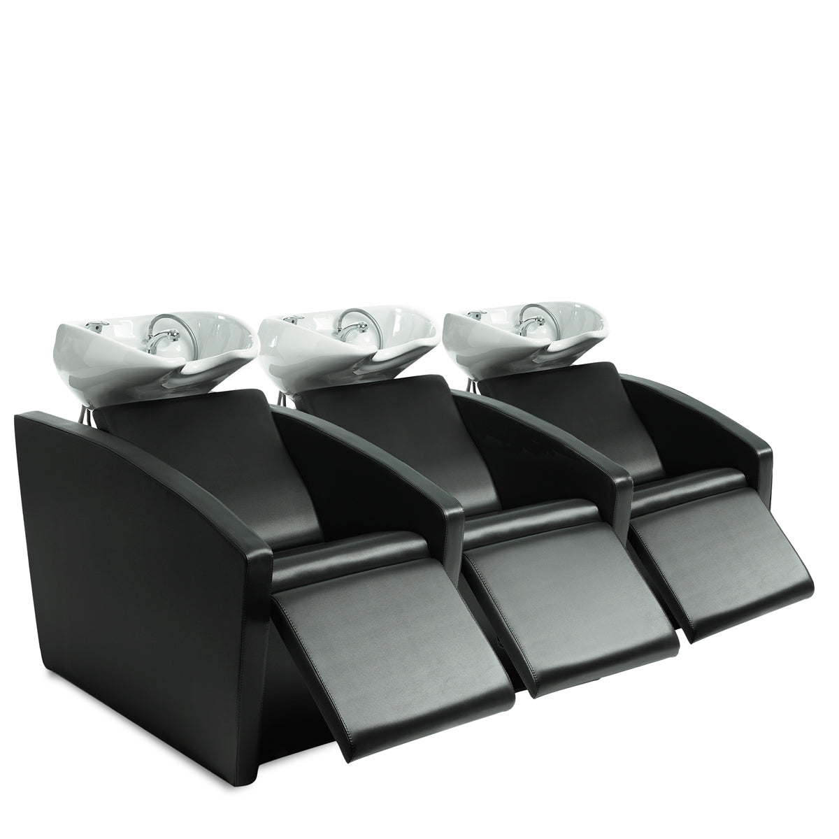 Bac Adrien 3 places Lève-jambes électrique cuvette blanche