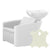 Bac SkyWash Prima Classe Air Massage avec lève-jambes électrique
