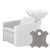Bac SkyWash Prima Classe Air Massage avec lève-jambes électrique