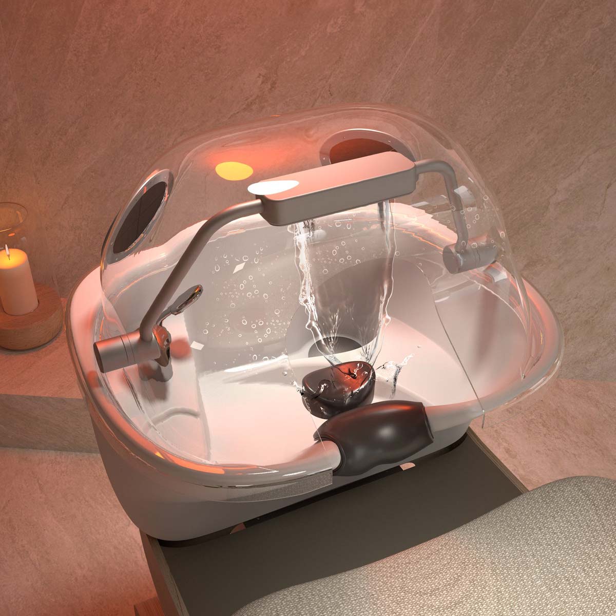 Bac HEAVEN Relax + Igloo Shirodara + Vapomist 1 + Repose Tête