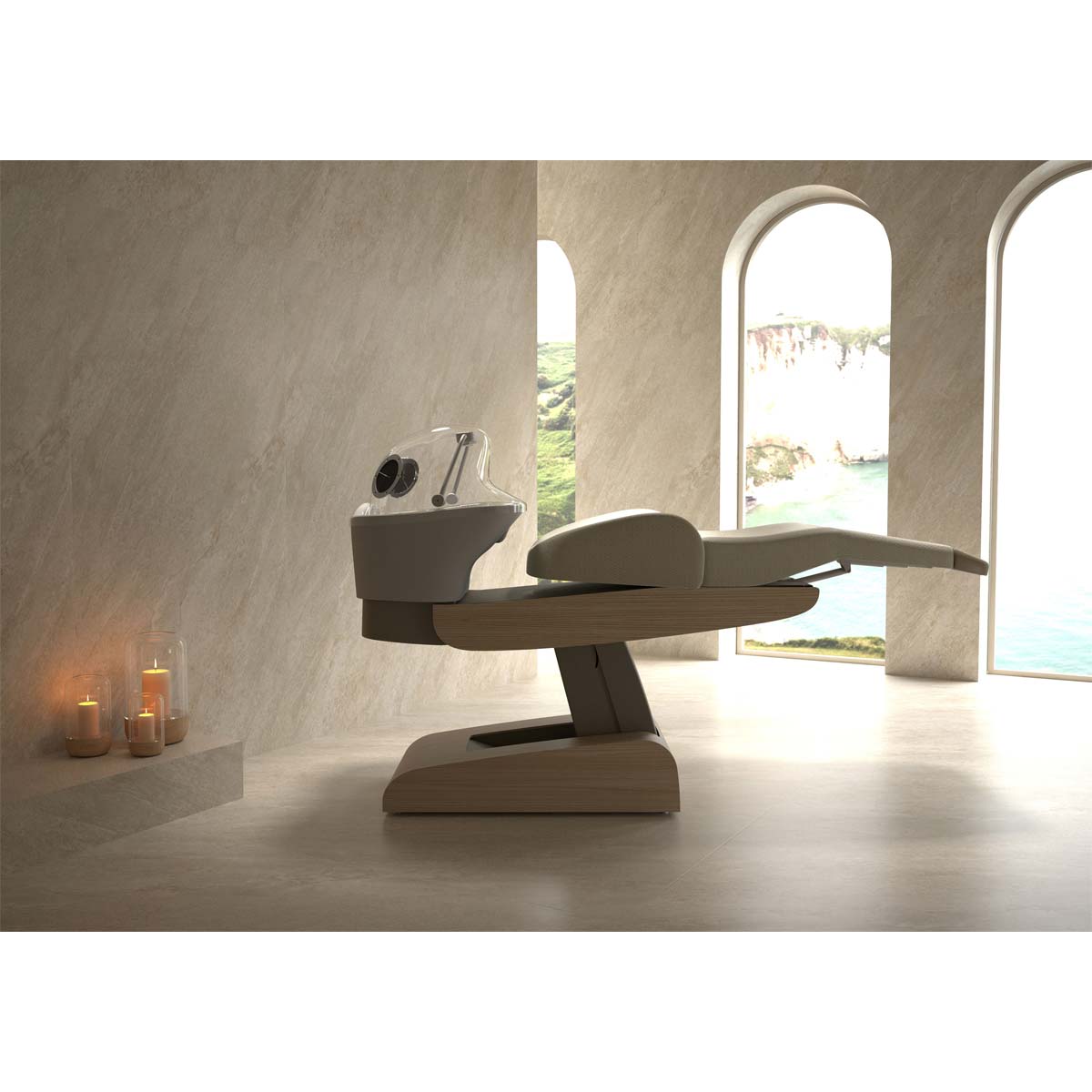 Bac HEAVEN Massage Air + Igloo Shirodara + Vapomist 1 + Repose-tête