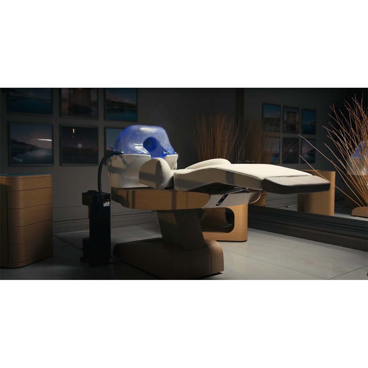 Bac HEAVEN Massage Air + Igloo Shirodara + Vapomist 1 + Repose-tête