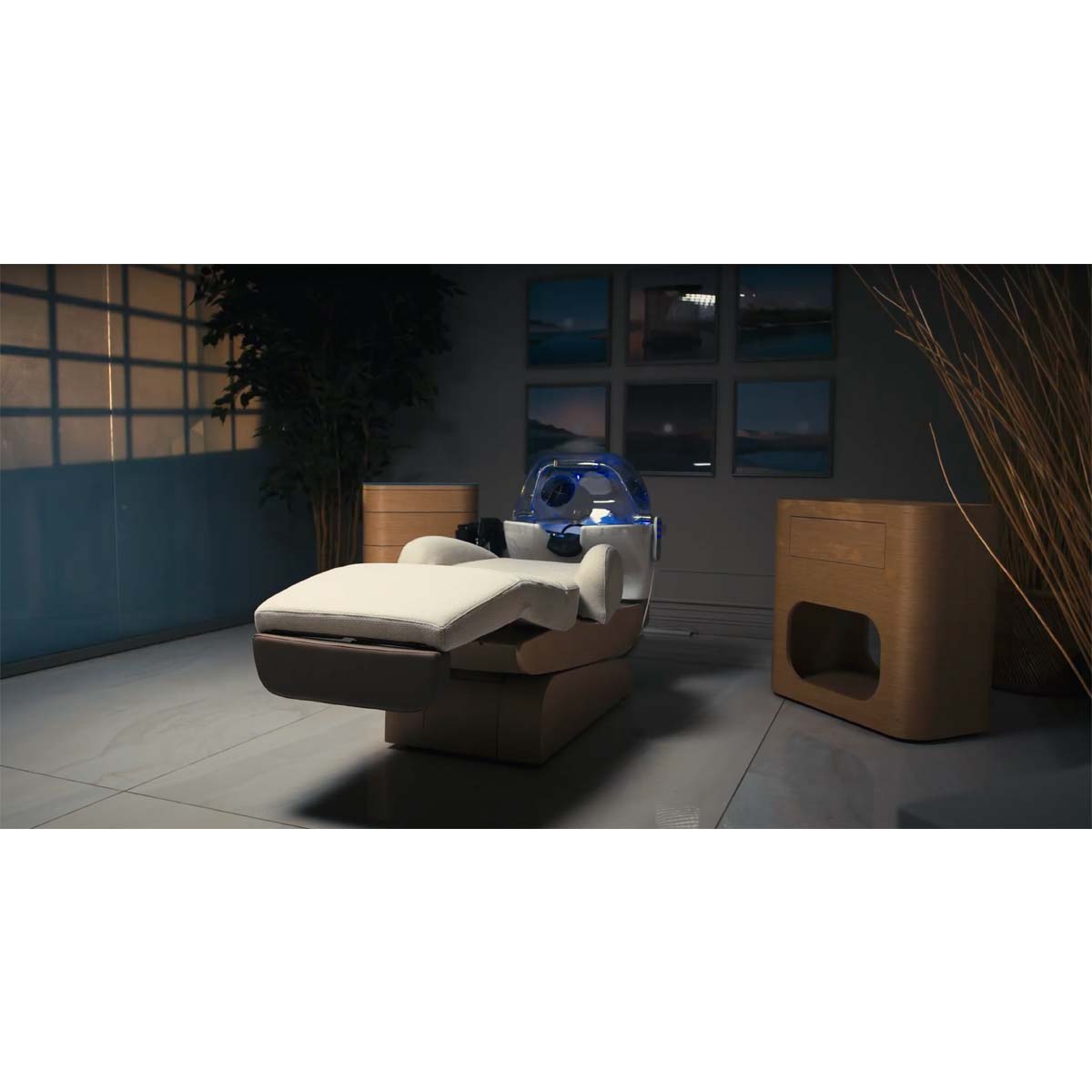 Bac HEAVEN Massage Air + Igloo Shirodara + Vapomist 1 + Repose-tête