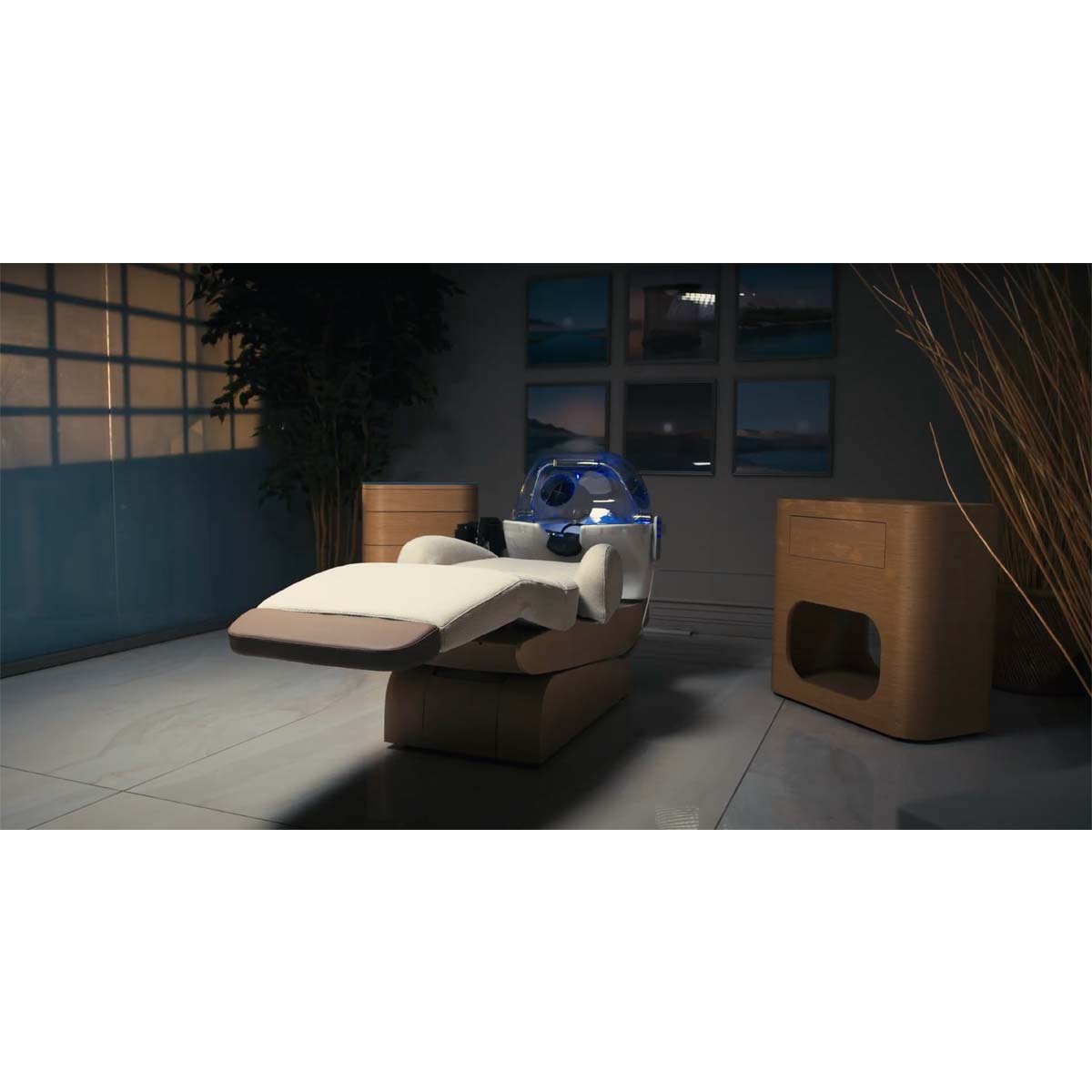Bac HEAVEN Massage Air + Igloo Shirodara + Vapomist 1 + Repose-tête