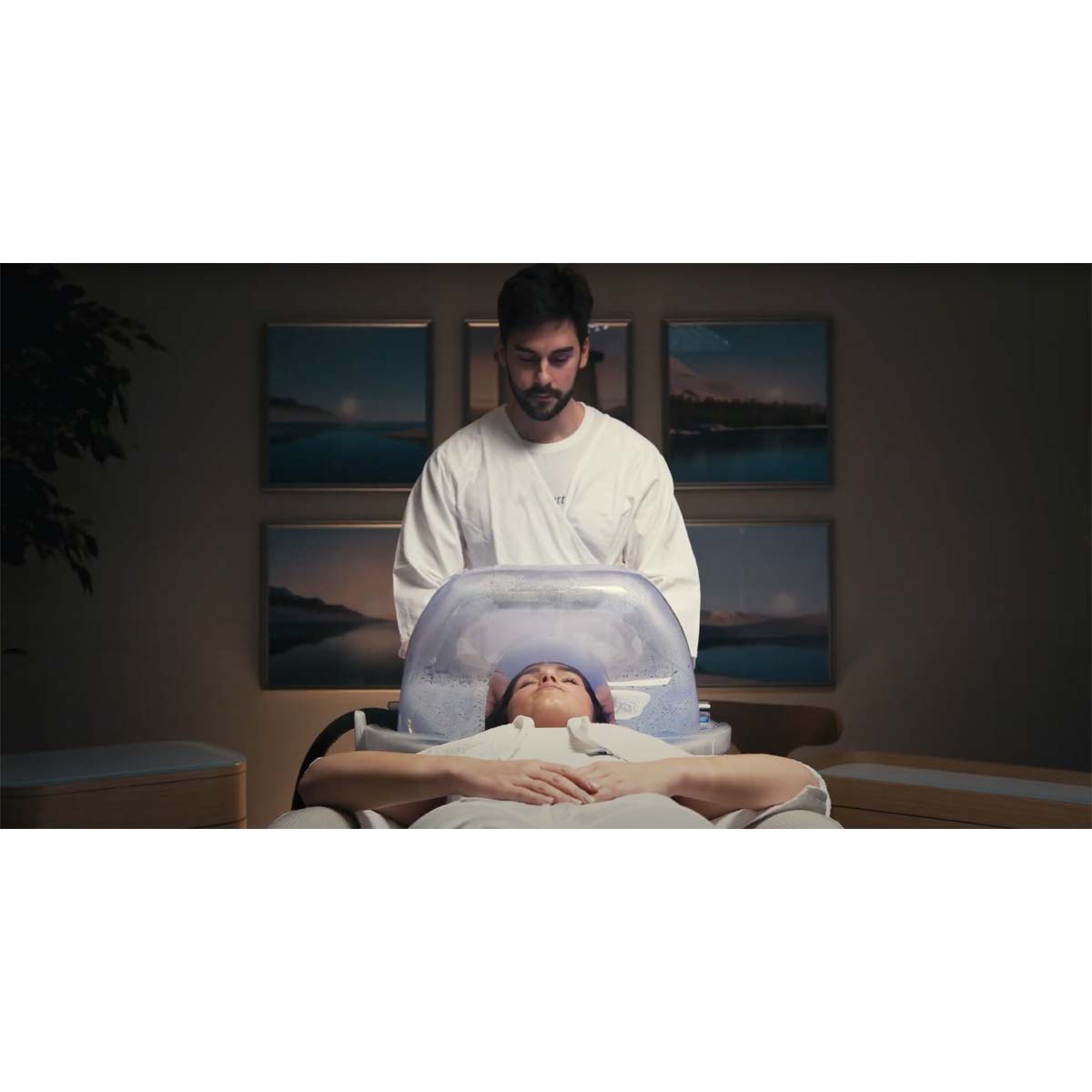 Bac HEAVEN Massage Air + Igloo Shirodara + Vapomist 1 + Repose-tête