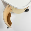 Bac HUB sur Roulettes Plateau Blanc Cuvette Blanche