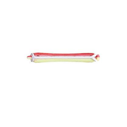 Bigoudis permanente jaune/rouge