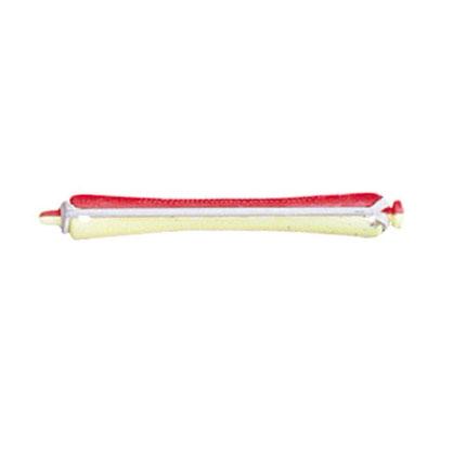 Bigoudis permanente jaune/rouge