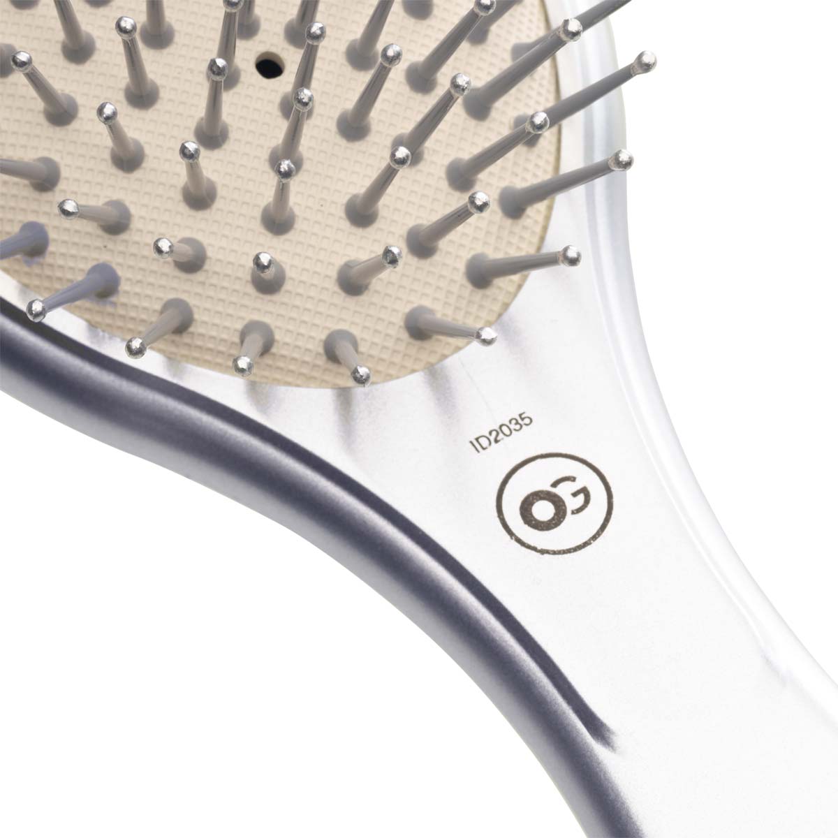 Brosse Expert Care Oval Silver Nylon