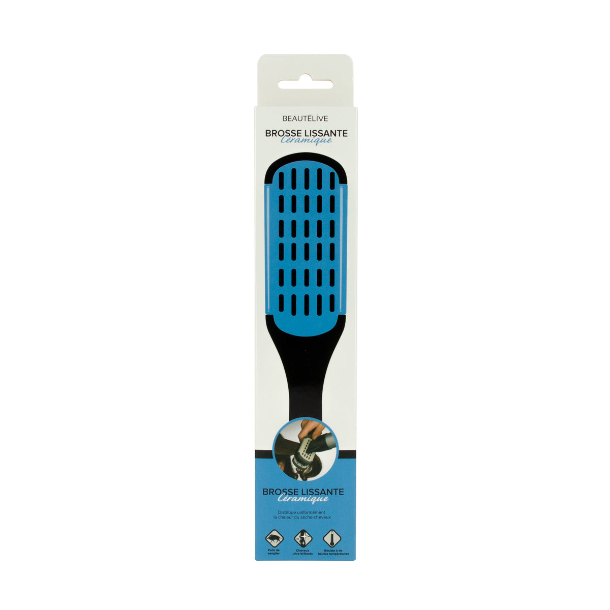 Brosse lissante céramique Poils de sanglier