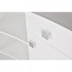 Caisse OBSESSION II Matelassée Cristaux Swarovski Structure Blanc Gloss