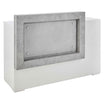 Caisse ROMA Structure Blanc Mat Eclairage LED