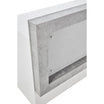 Caisse ROMA Structure Blanc Mat Eclairage LED
