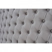 Caisse MADAME Matelassée avec Boutons Structure Blanc Gloss