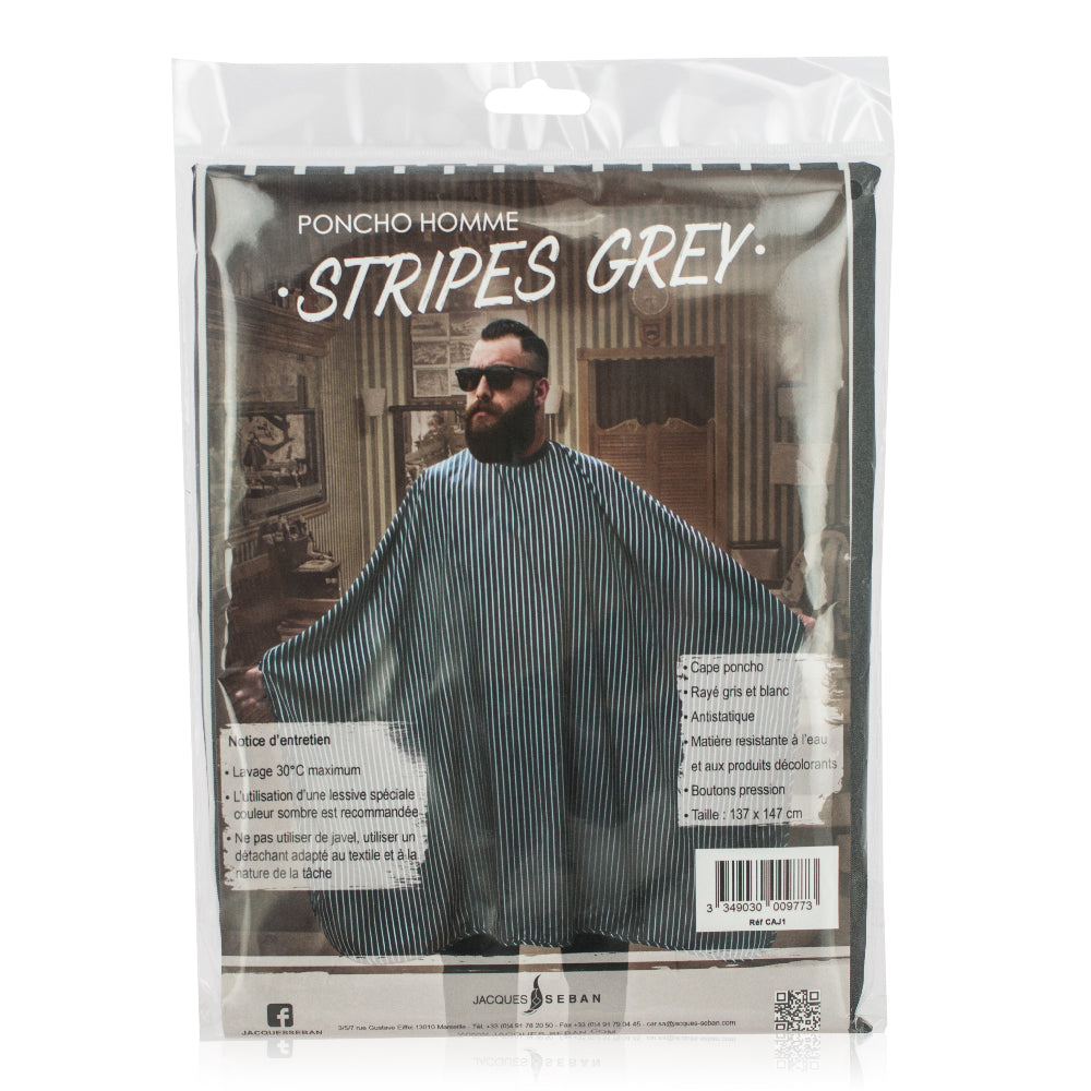 Cape homme à rayures