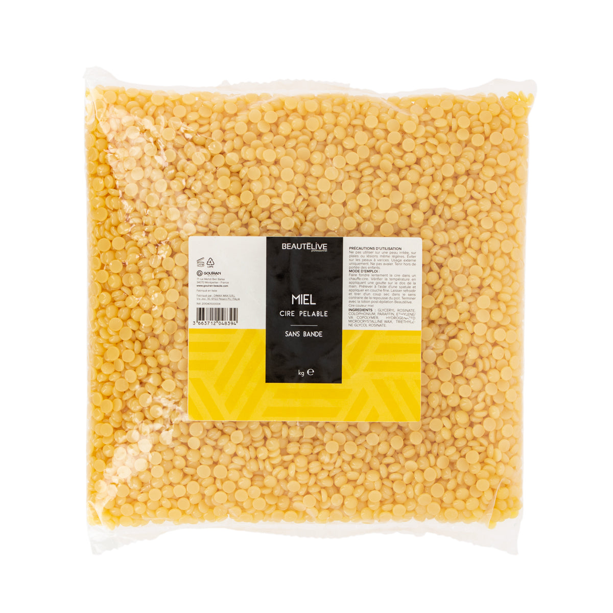 Cire épilation visage et corps au miel sans bande