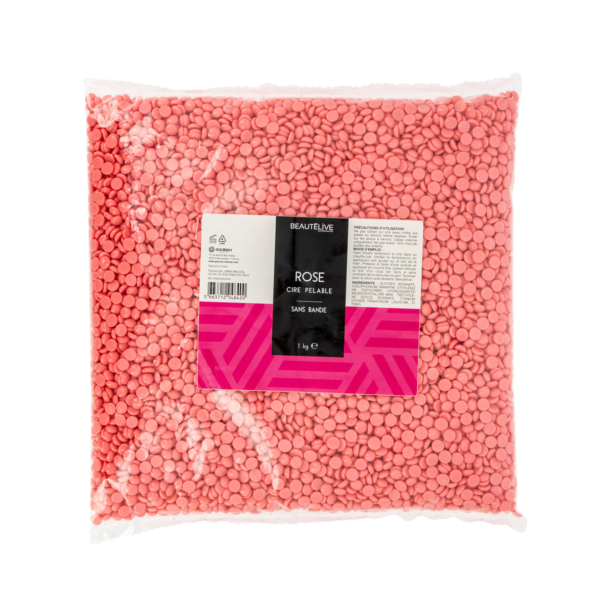 Cire épilation zones sensibles rose sans bande