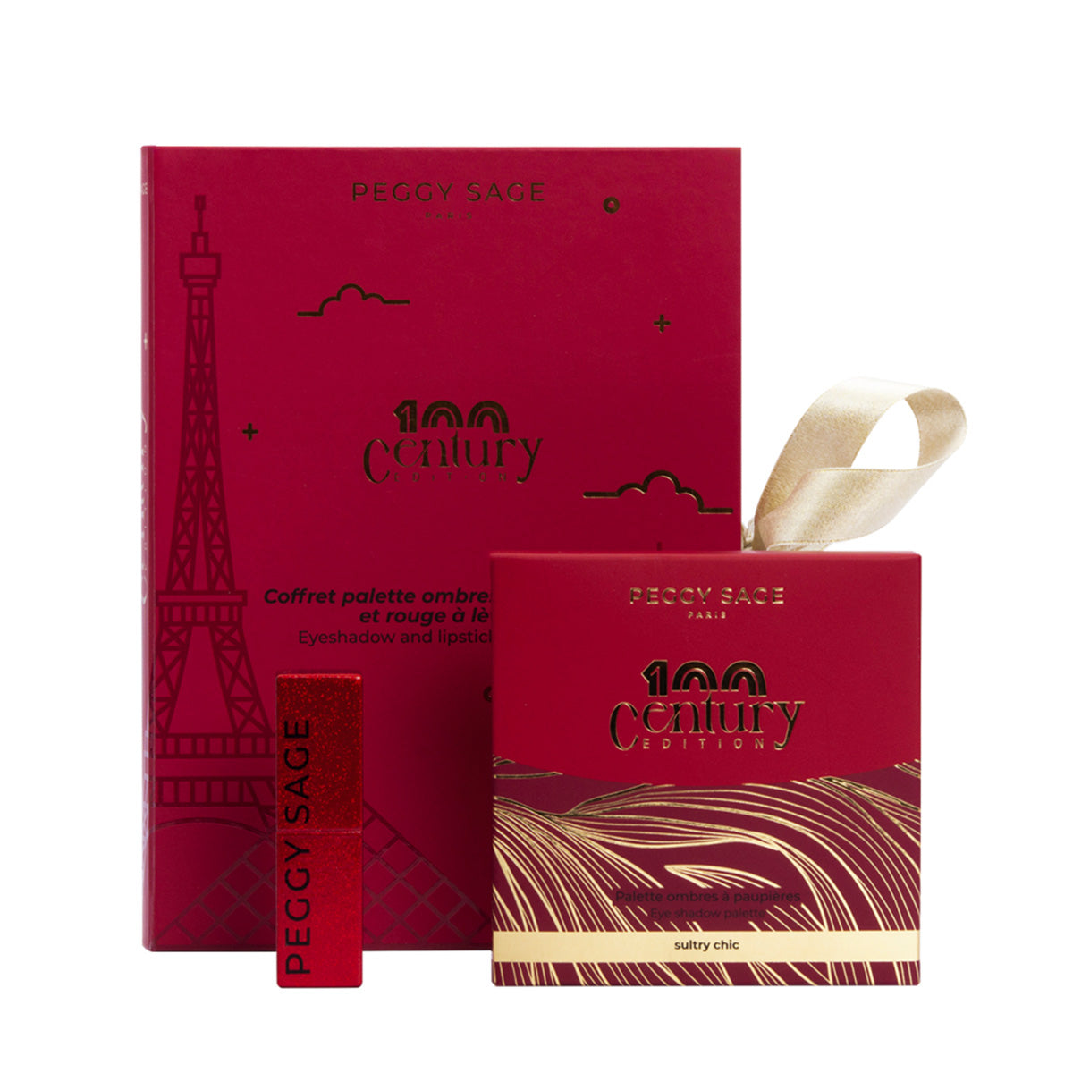 Coffret Palette Ombres à Paupière et Rouge à Lèvres CENTURY EDITION