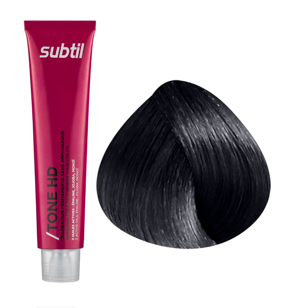 Coloration ton sur ton sans ammoniaque aux 3 huiles actives Subtil Tone HD