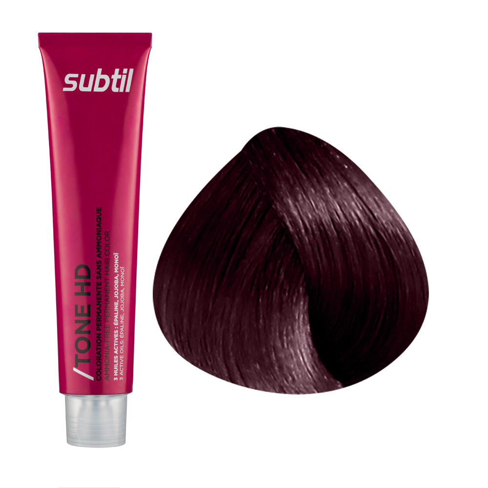 Coloration ton sur ton sans ammoniaque aux 3 huiles actives Subtil Tone HD