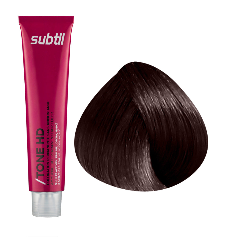 Coloration ton sur ton sans ammoniaque aux 3 huiles actives Subtil Tone HD