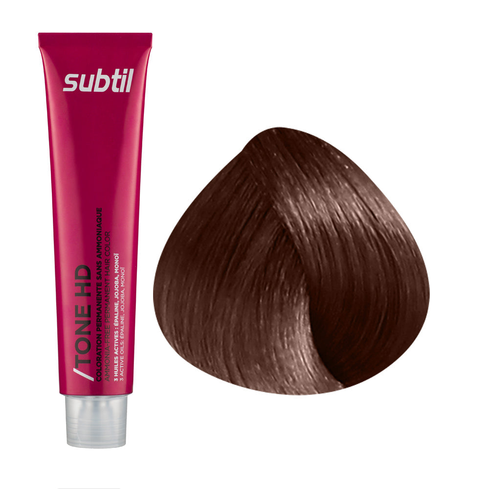 Coloration ton sur ton sans ammoniaque aux 3 huiles actives Subtil Tone HD