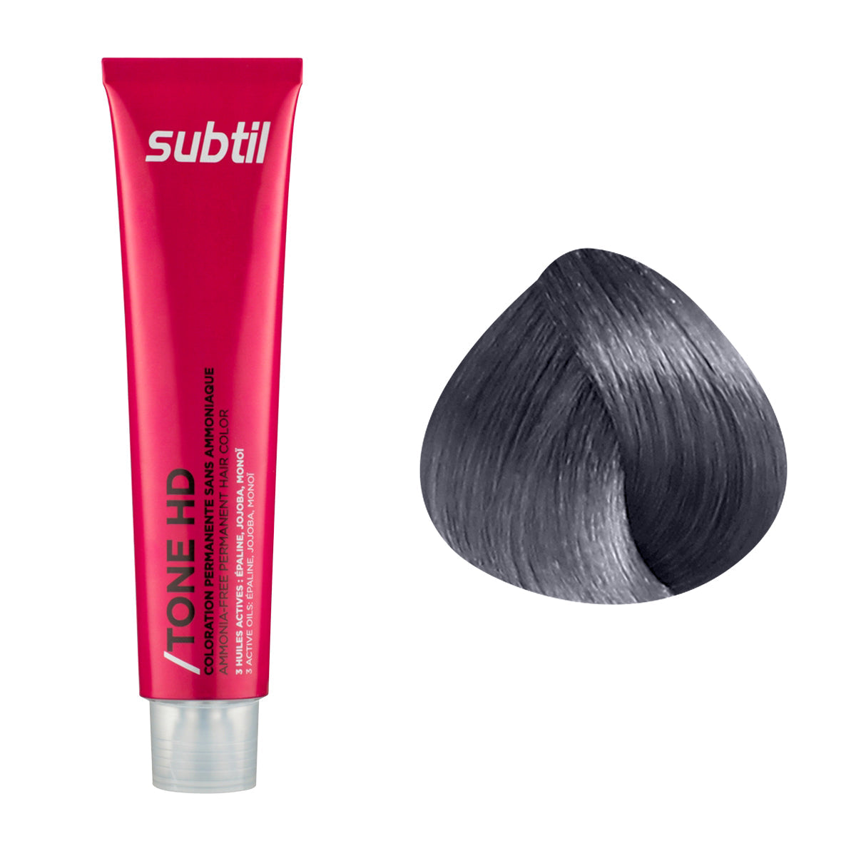 Coloration ton sur ton sans ammoniaque aux 3 huiles actives Subtil Tone HD