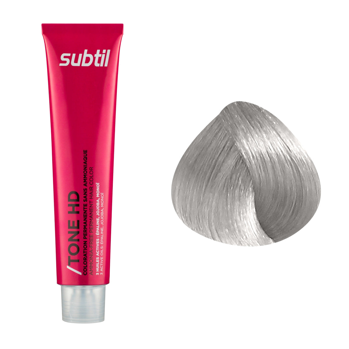 Coloration ton sur ton sans ammoniaque aux 3 huiles actives Subtil Tone HD