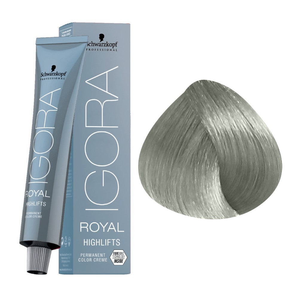 Coloration permanente éclaircissante Blonds froids Igora Royal Highlifts