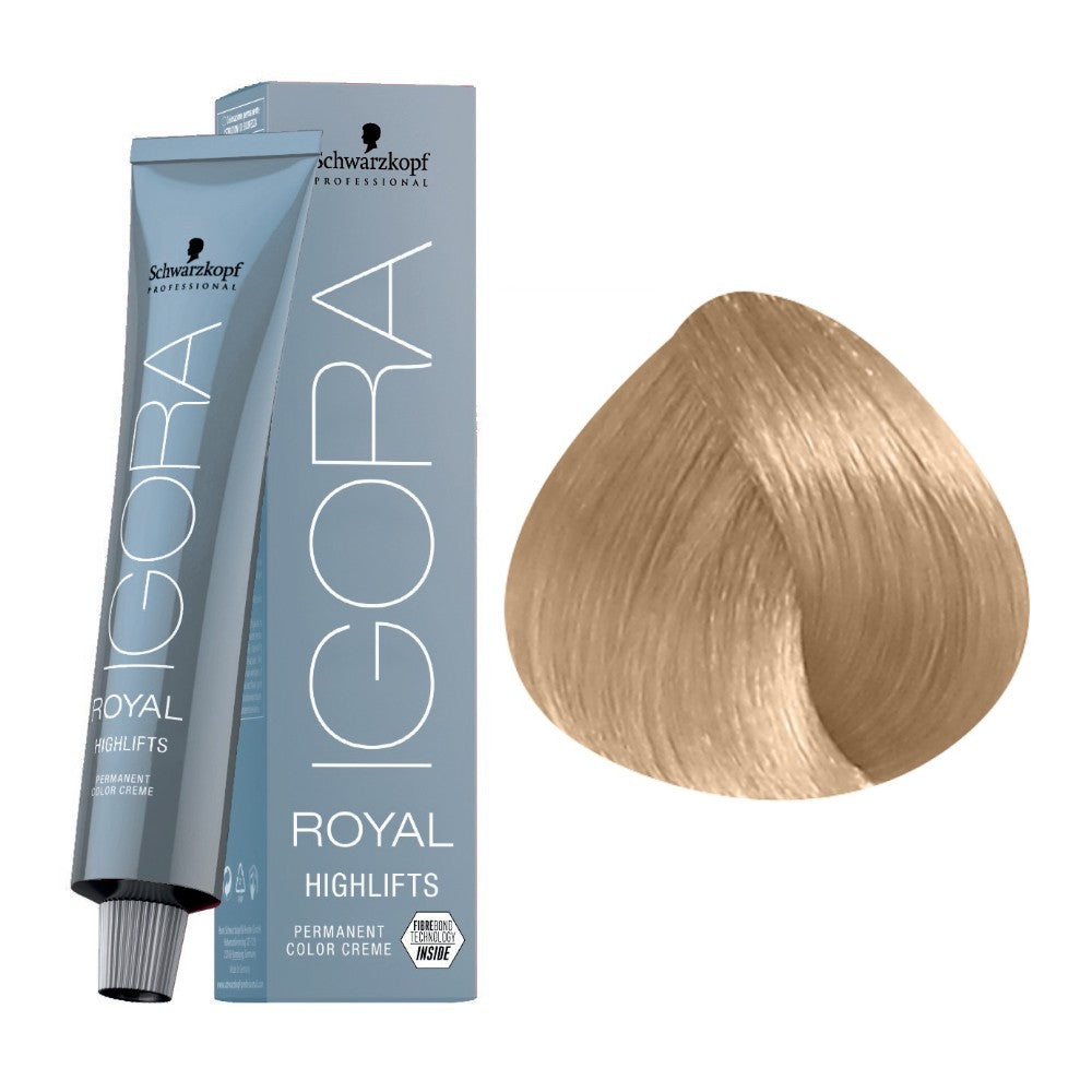 Coloration permanente éclaircissante Blonds froids Igora Royal Highlifts