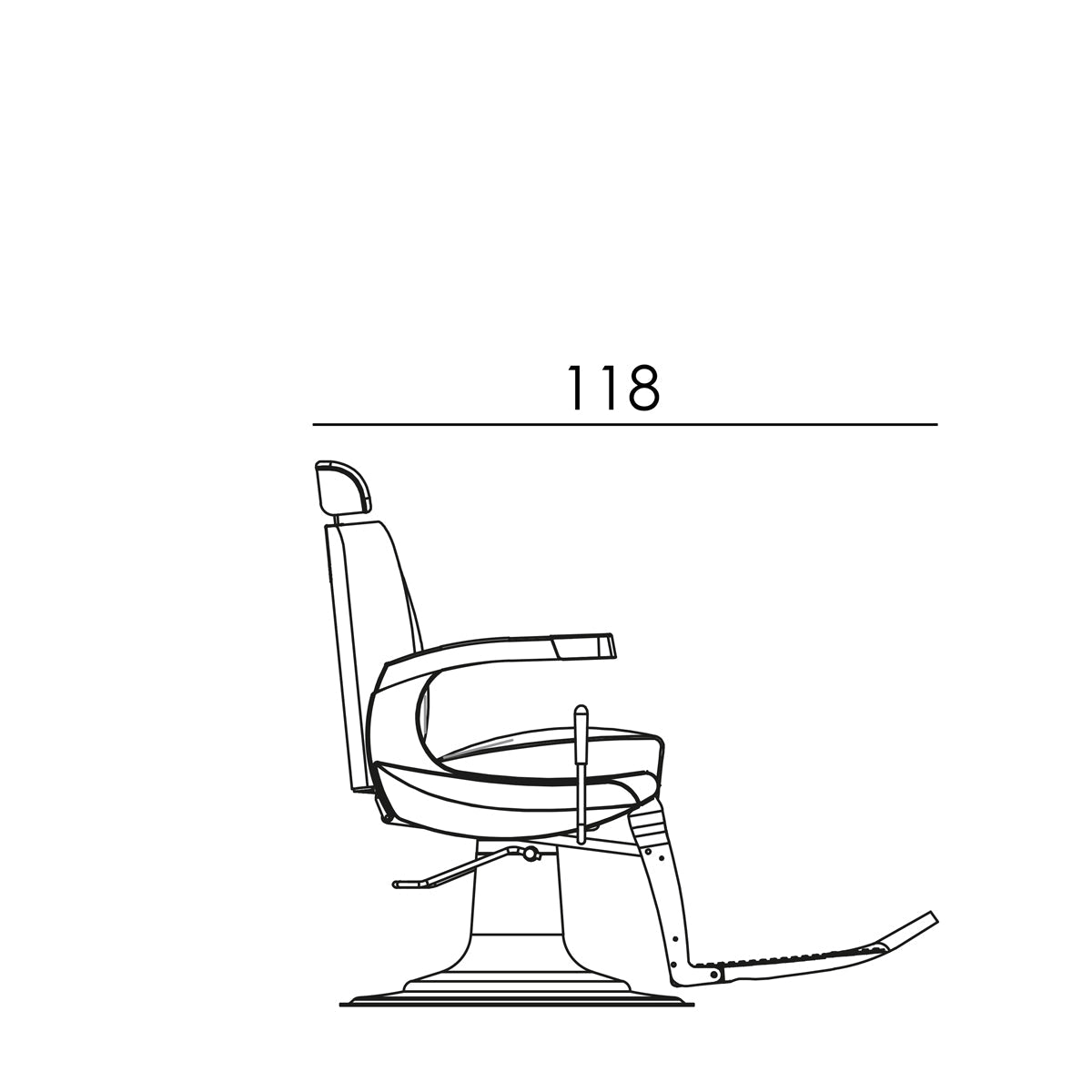 Fauteuil Barbier ZEUS EASY COLOR