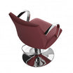 Fauteuil LIONESS accoudoirs acier poli
