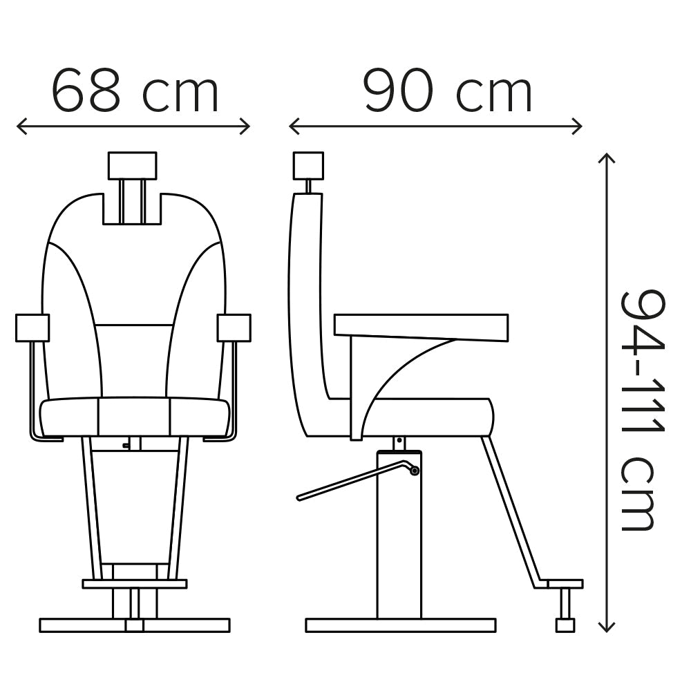 Fauteuil barbier Noto