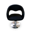 Fauteuil de Coiffure VELGANO Noir base Ronde